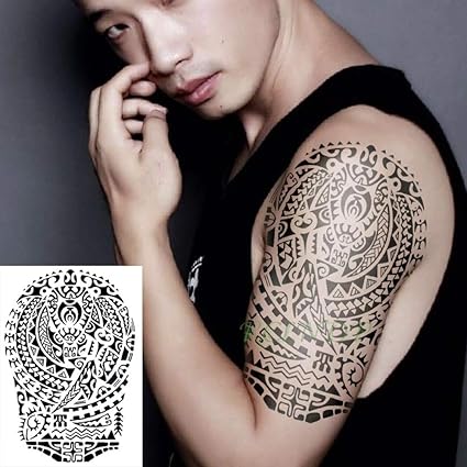 Handaxian 3pcswaterproof Autocollant De Tatouage Tribal