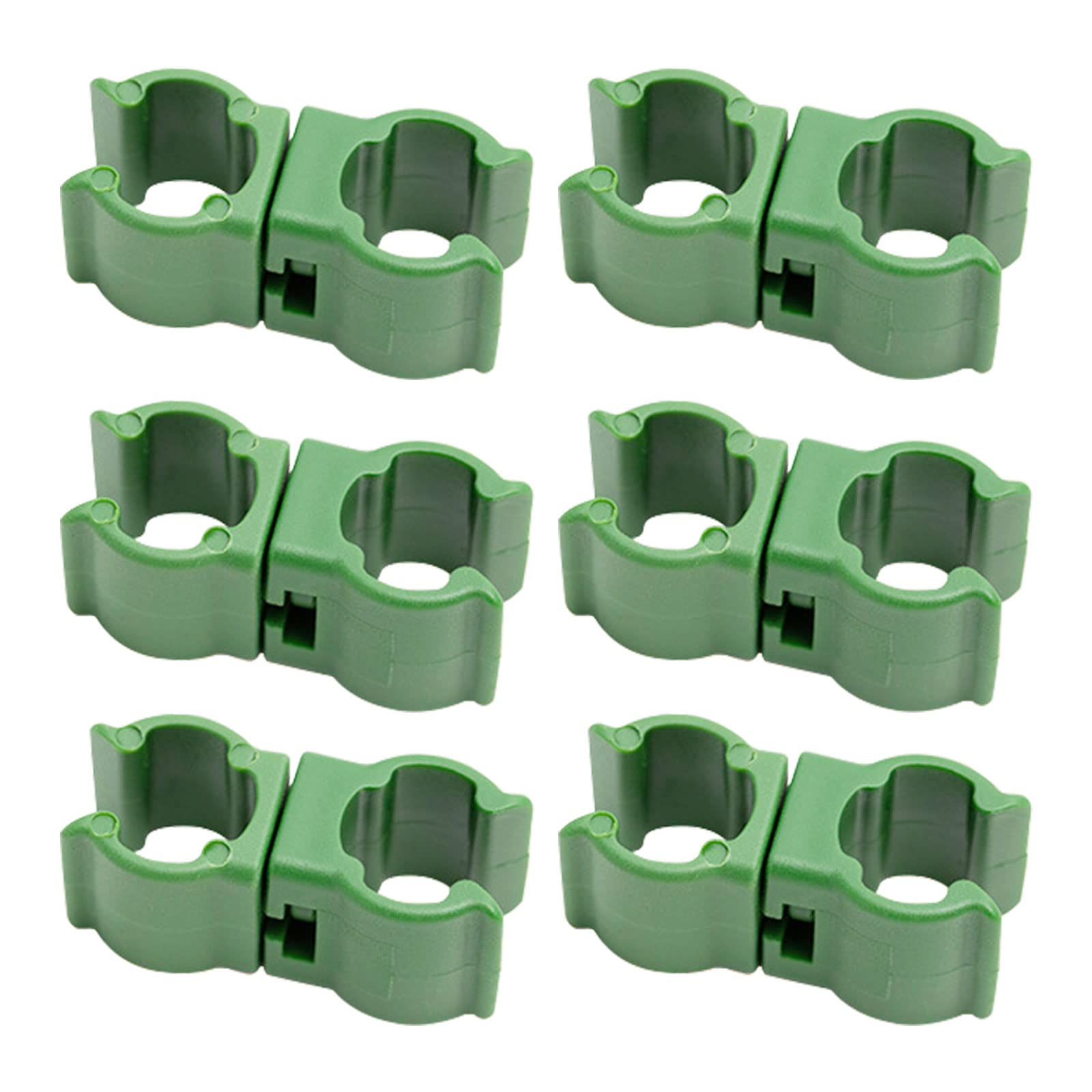 hifrom Bamboo Cane Connectors for Fruit, Plant Trellis Cane Connector, 50Pcs Flexible Cane Balls for Garden Orchard Tomato Cage, Vegetable Cage, Fruit Cages and Netting (0.63inch/16mm)