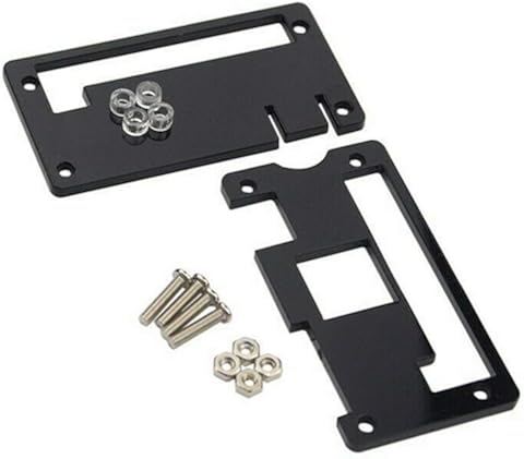 Moliies 1Pcs La Caja de acrílico está diseñada a Medida para la Raspberry Pi Zero con una Estructura atornillada transperant