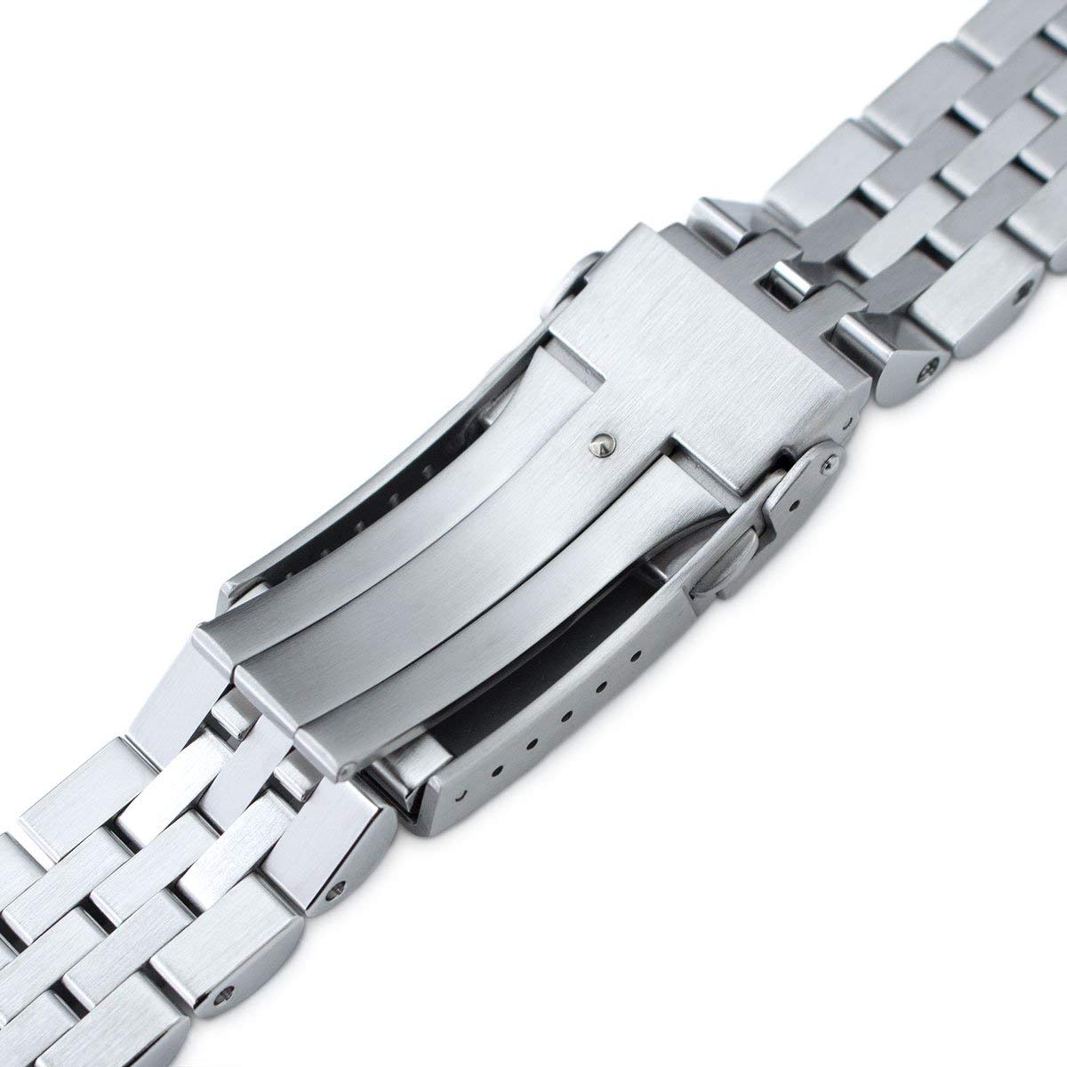 MiLTAT 22mm Watch Band for Seiko Turtle SRP773 SRP775 SRP777 SRPA21, Angus-J Screw-Link