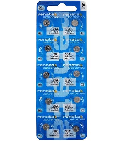 Amazon.com: Renata 364 SR621SW Batteries - 1.55V Silver Oxide 364
