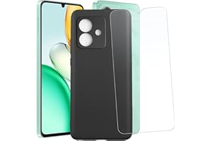 TNKISRY Cover for Honor Play 10 4G Phone Case,Black Soft Bumper Shockproof TPU,Compatible with Honor Play 10 4G Screen Protec