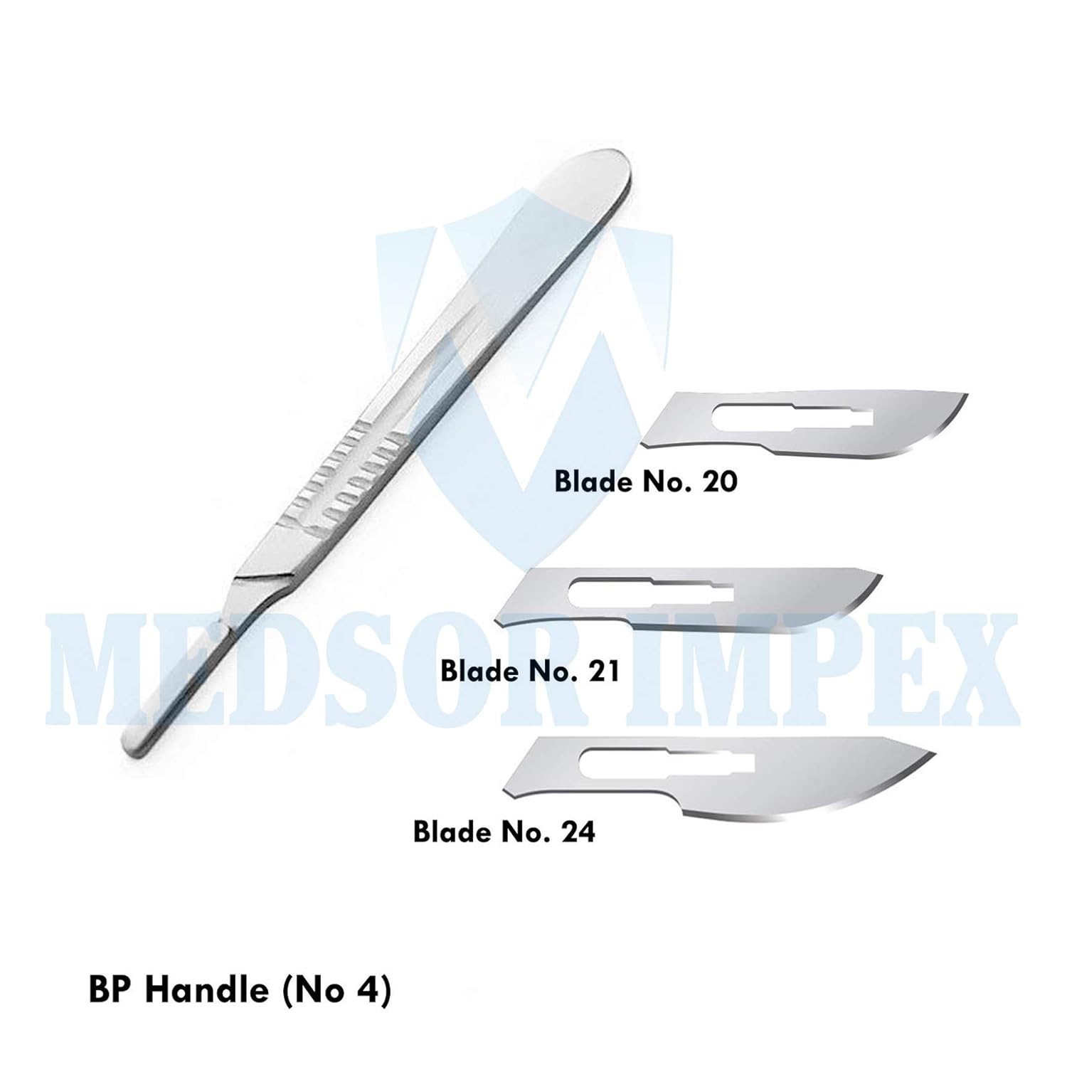 B P Handle, Bard Parker Handle Flat, Handle No. 4, Multi Blade: Amazon.in:  Beauty