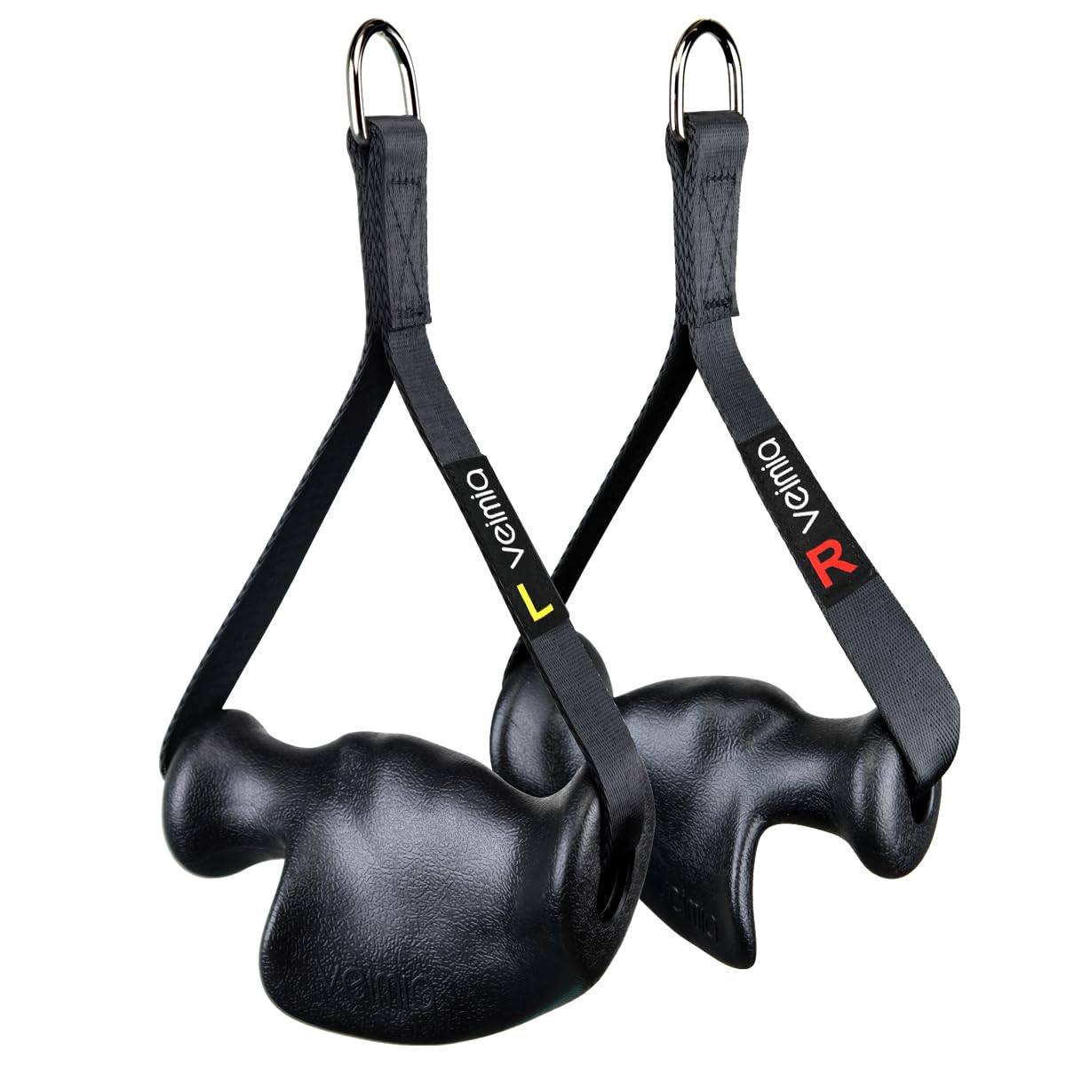 Photo 1 of veimia Ergonomic Gym Handles, Double D Row Handles, Cable Machine Handles for T-Row, Pullers, Resistance Bands, Gym Handles