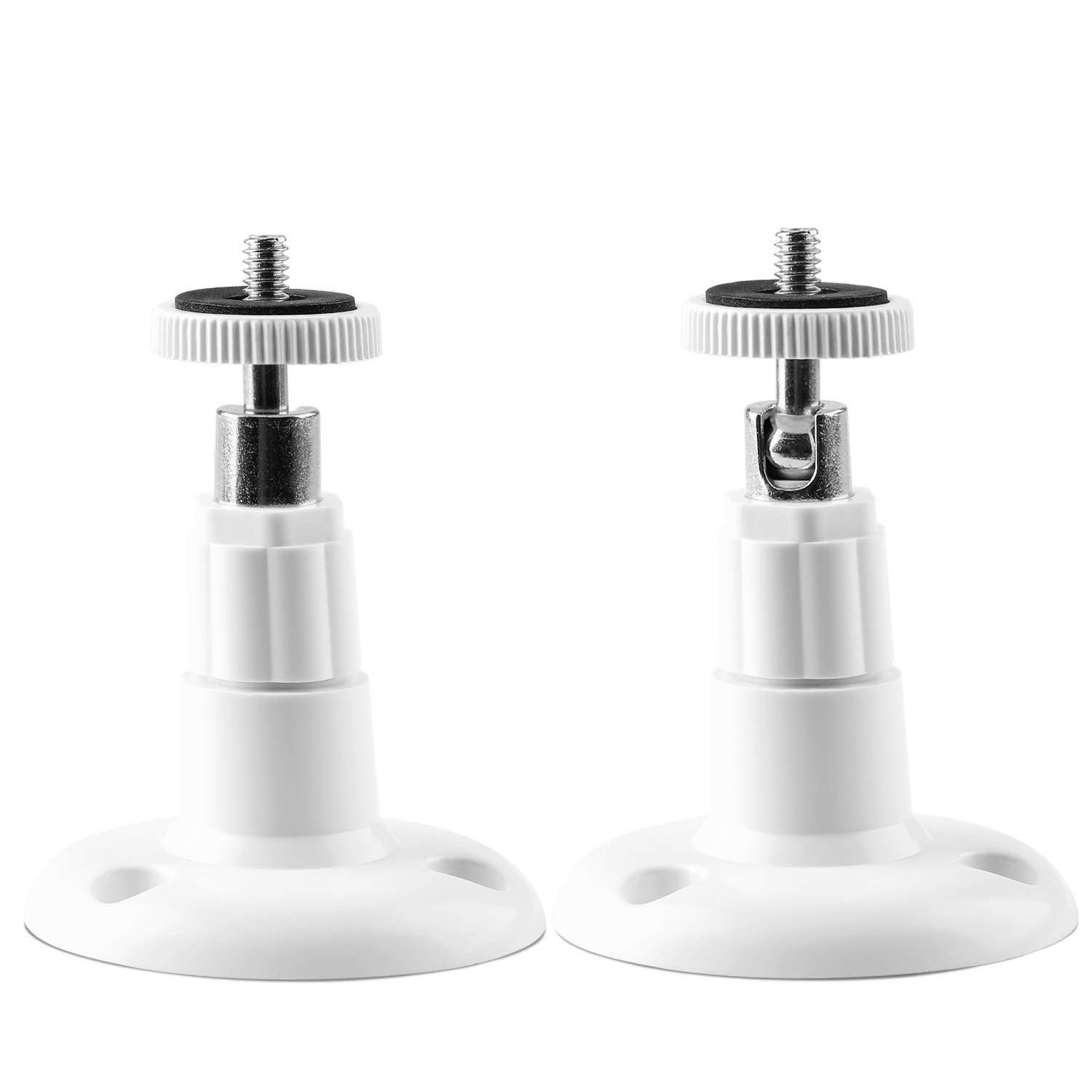 (2 Pack) OOTSR Security Camera Wall Mount indoor/outdoor, Adjustable Bracket Camera Ceiling Mount for Arlo, Arlo Pro and Other Compatible Models (White)