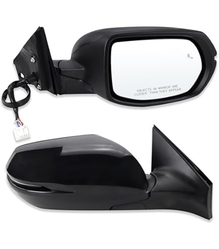 Robautoparts Power Mirror Right Passenger Side 2017-2022 For Honda CR-V Manual Folding Non-Heated Textured Without Auto Dimming BSD Memory And Signal Light LX Models HO1321316 76208TLCA01 - Foto 9