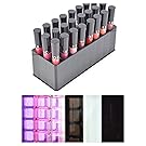 Acrylic Lip Gloss Organizer & Beauty Care Holder Provides 24 Space Storage | byAlegory (Purple Clear)
