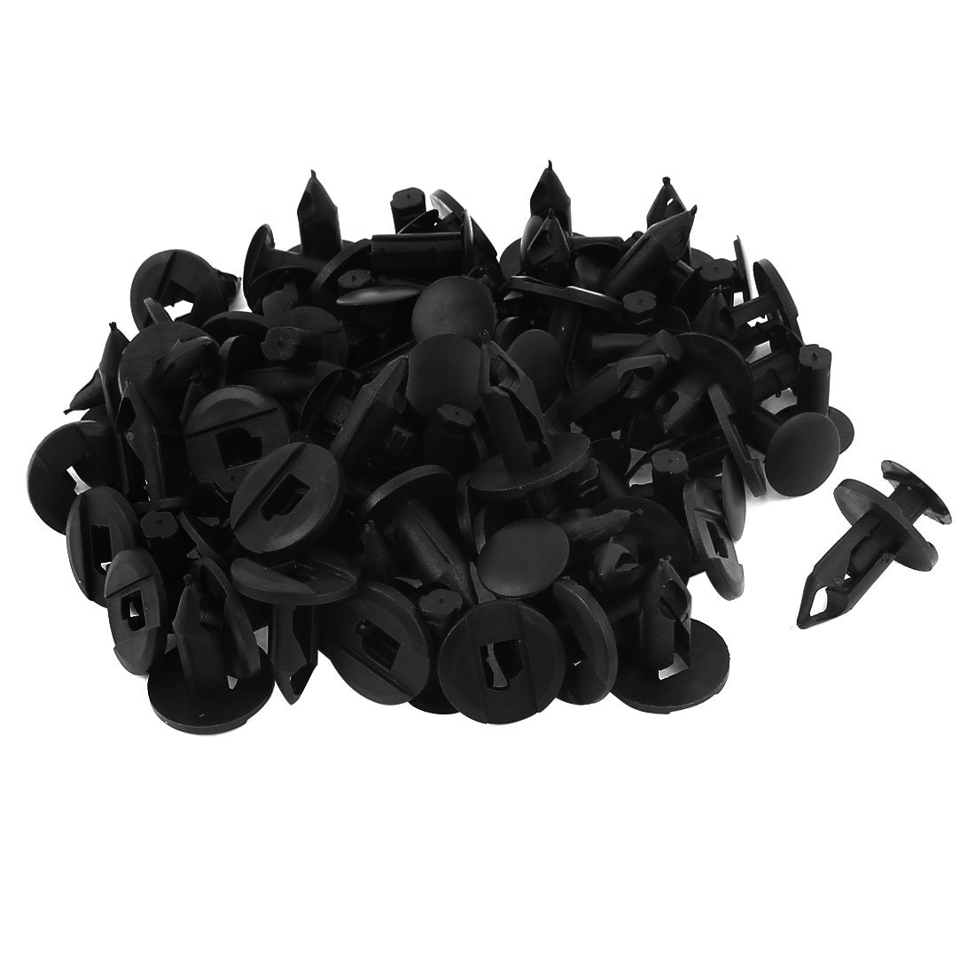 uxcell 50 Pcs 7.5x8.5mm Plastic Rivet Bumper Pin Clips