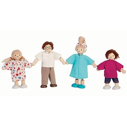 PlanToys 13571420 - Moderne Puppenfamilie