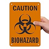 SmartSign "Caution - Biohazard" Sign |7" x