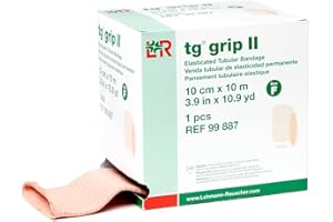 LOHMANN & RAUSCHER Lohmann&Rauscher 79058 Tg grip II Elasticated Tubular Compression Bandage, Beige, Size F