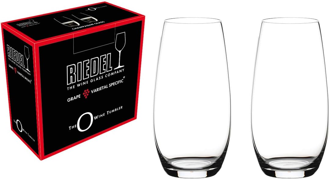 Riedel Crystal O Range Stemless Champagne Flutes - Set of 2, Colorless, 2 Count (Pack of 1) - Image 3
