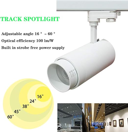 Proyector LED trifásico Cuentas de lámpara COB High End Track Spot ...