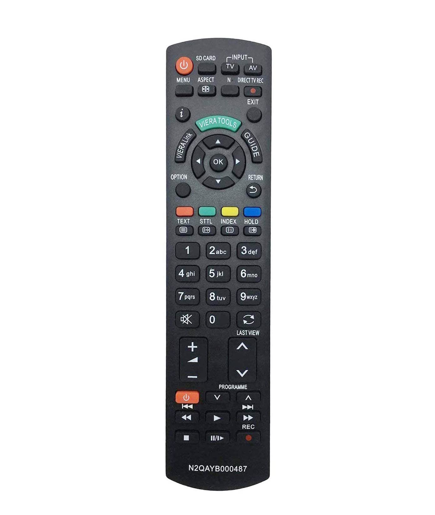 AULCMEET N2QAYB000487 Replaced Remote for Panasonic N2QAYB000490 N2QAYB000354 N2QAYB000239 TH-42LRG20E TX-LF37S20 TX-L19E3B TX-L19E3E TX-L22X20L TX-L32C20E TX-L32C20EA TX-L32C20ES TX-L32C20ESA