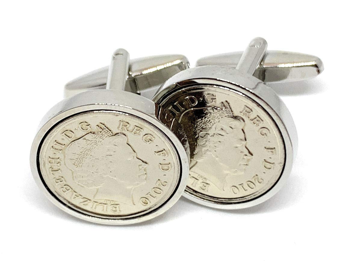 Premium 2010 16th wedding Anniversary 16 year birthday/Anniversary 2010 Coin cufflinks