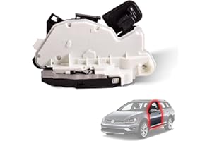 GrteRokky Front Left Door Lock Actuator w/Motor Power Door Latch Compatible for MK6 MK7 VW Bettle E-Golf Golf GTI Jetta Passat Driver Side Latch Actuator 6RD837015A,5K1837015J,5K0837349B