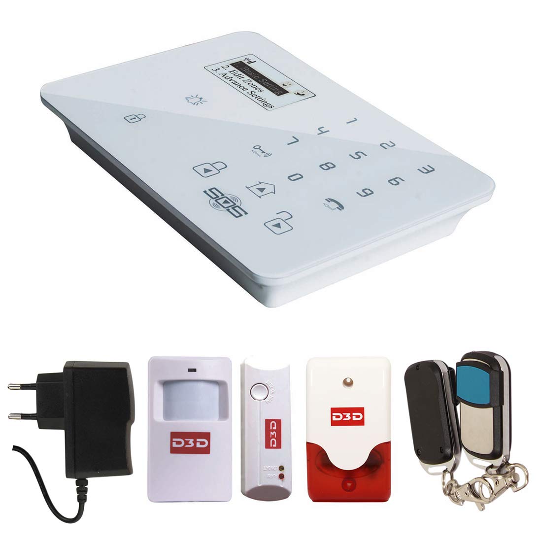 D3D Wireless GSM Home Security Alarm System with Call & SMS Alerts