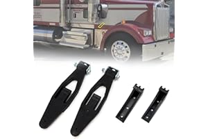 VODCACA 2 Pack For Peterbilt Kenworth Hood Latch Base Compatible With Peterbilt 357 367 377 378 379 388 389 & Kenworth T300 T600 T800 W900 Replace Part L56-0001 315-5401 HLK1035 2312857 2313857