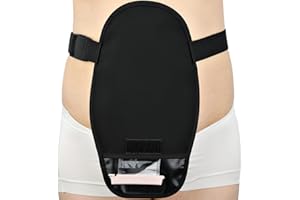 GoToHere Stretchy Ostomy Bag Cover Ostomy Pouch Cover Washable Lightweight Pouch Liner Protective Bag Women Men