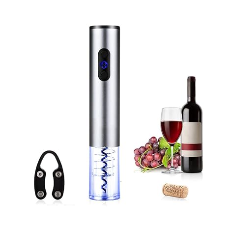 Sinbide elektrische Korkenzieher Weinöffner Flaschenöffner automatisch wiederaufladbar mit Folienschneider mit USB Ladekabel 