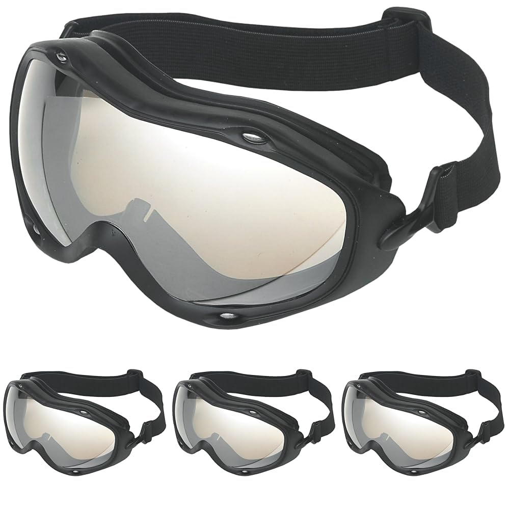 Galeton 9200582 Ranger Safety Goggles with Vented Frame, Fit Over Most Prescription Glasses, Indoor-Outdoor (Pack of 4) Image