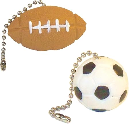 Sports Ball Ceiling Fan Pull Chains Football Soccer Ball