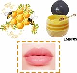 Kzlibkon 2PCS Bee Lip Balm Honey Pot Propolis Moisturizing Dry Cracked Lip Scrub view 3