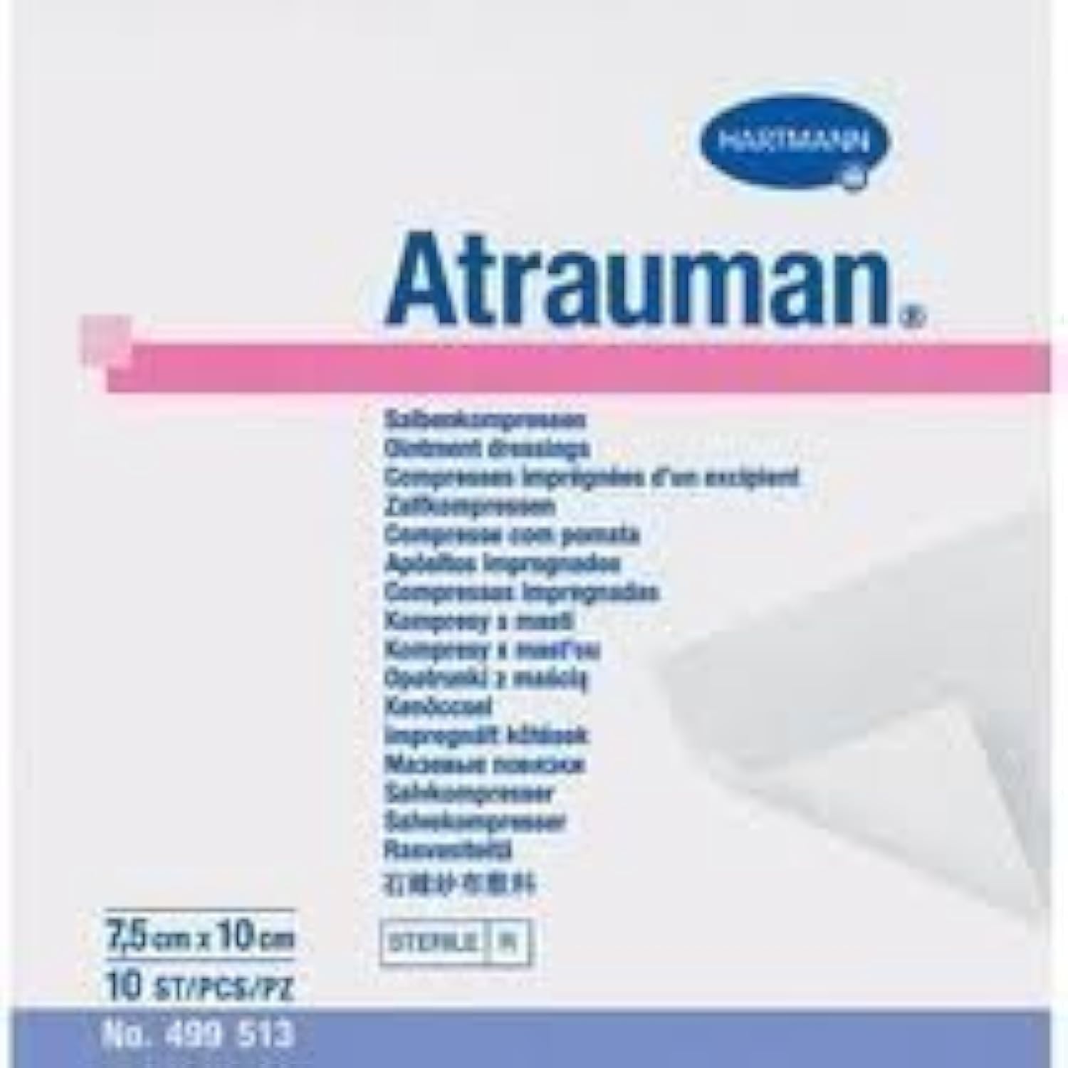 Atrauman Tulle 7.5 x 10cm Dressing (x50) - Bulk Pack