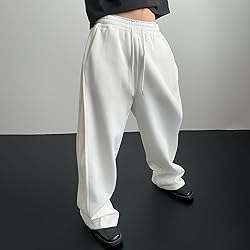 Baggy Sweatpants Men Wide Leg Sweats Pants Loose