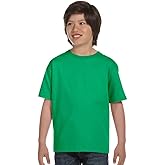 Gildan Big Boys' DryBlend Moisture-Wicking T-Shirt, Small, Irish Green