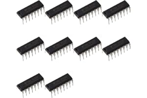 Bridgold 10pcs ULN2003APG ULN2003 2003 NPN Transistors Darlington 7-Circuit Sink Driver, 500 mA 50 V HFE:1000, 16-Pin