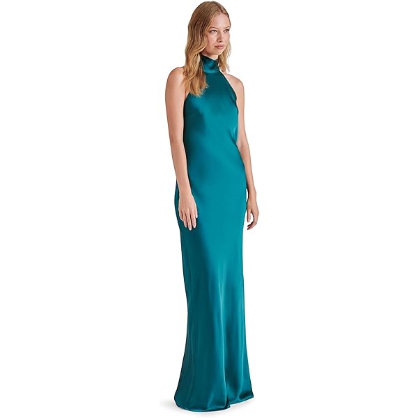 sachin and babi light blue dress Sheer Luck Jasmine Chiffon Backless Corset Halter Maxi Skinny Dresses S main image 0