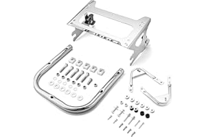 Dasen Two-Up Tour Pack Mounting Luggage Rack Quick-Deatach with Docking Hardware Kit Compatible with Harley Touring Road Glide Street Glide Electra Glide Road King 1997-2008