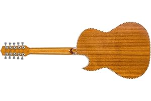 H. Jimenez 7 String Acoustic-Electric Guitar, Ambidextrous, Brown (LBQ1ENM)