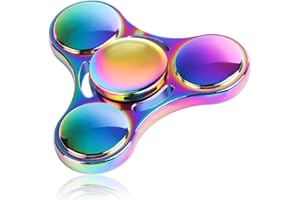 ATESSON Fidget Spinner Toy Durable Stainless Steel Bearing High Speed Spins Precision Metal Hand Spinner EDC ADHD Focus Anxiety Stress Relief Boredom Killing Time Toys for Adults Kids