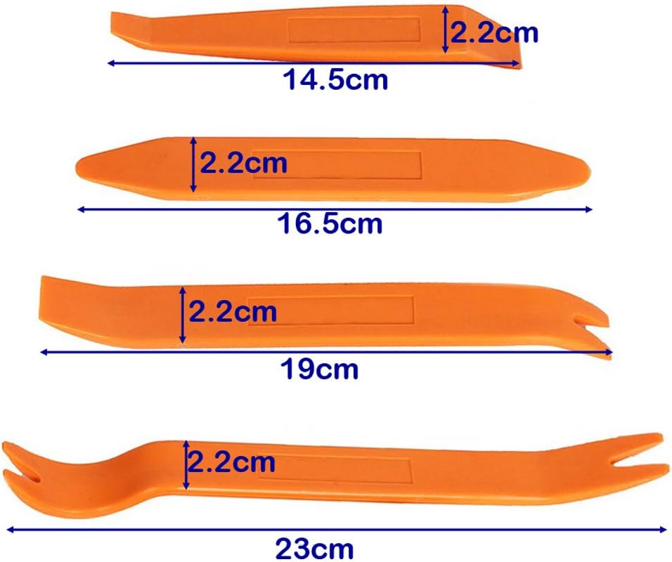 Gebildet 4pcs Auto Trim Removal Tool, Car Interior Door Audio Radio Panel Dashboard Strong Removal Kit - Image 4