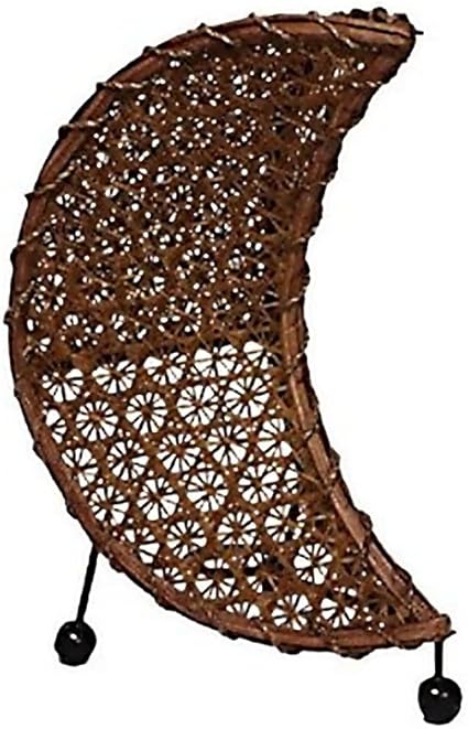 Amazon ハワイアン雑貨 バリ雑貨 インテリアバンブーランプ ムーン型 ハワイ雑貨 お土産 Tomo Cop 置物 オブジェ 通販