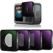 Amazon.com : LENSKINS 4 Pack ND Filters ND8 ND16 ND32 CPL for 