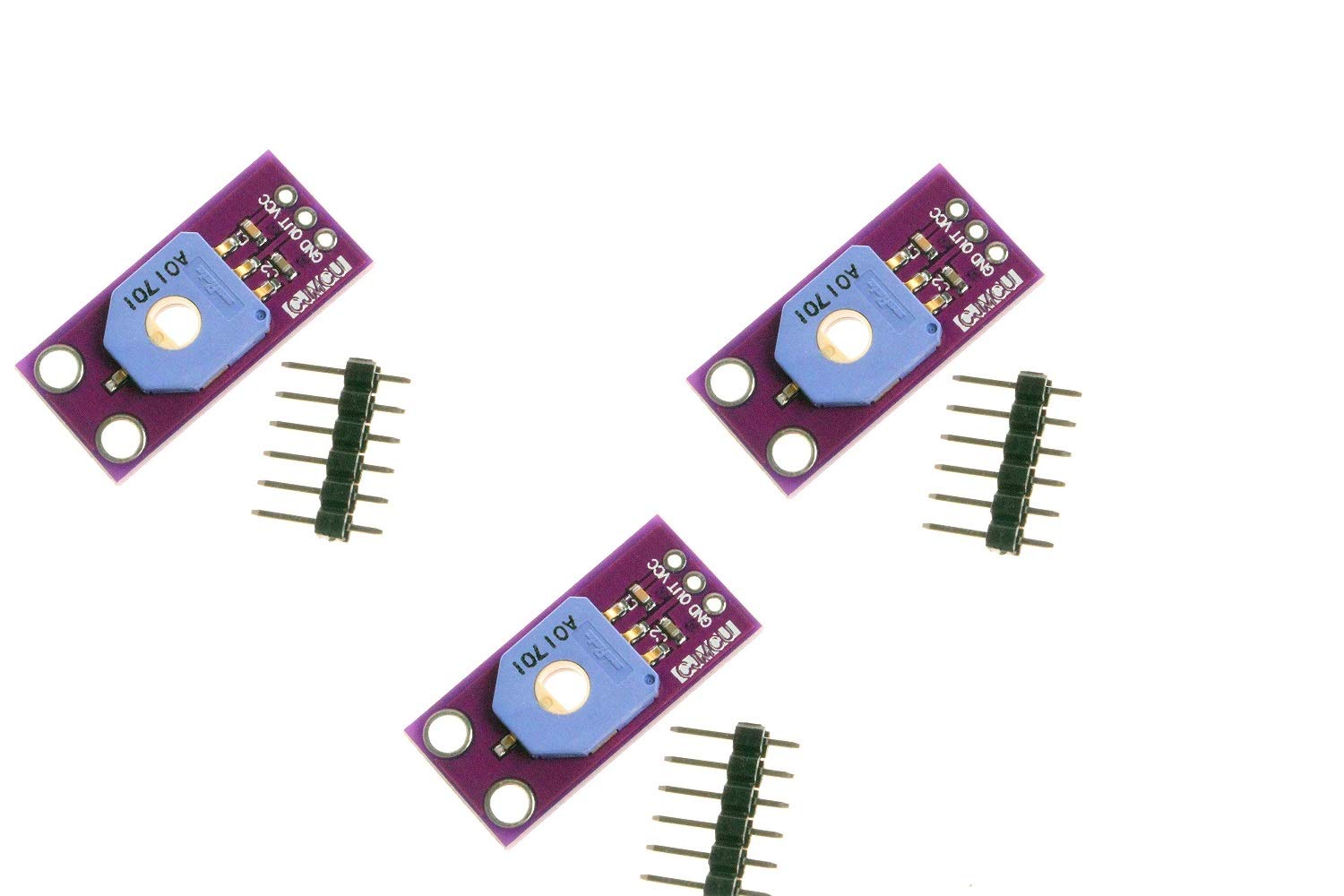 DollaTek 3PCS Rotation Angle Sensor Module SV01A103AEA01R00 Trimmer 10K Potentiometer Analog Voltage Output for Arduino