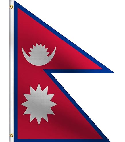 国旗 Amazon.com : AZ FLAG Nepal Flag 18'' x 12'' cords - Nepalese SMALL