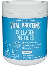 Vital Proteins Collagen Peptides (20 oz) - Pasture-Raised, Grass-Fed, Hydrolyzed - Paleo, Keto, Whole30, Gluten-Free