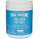 Vital Proteins Unflavored Collagen Peptides, 20 oz with Bovine Hide Collagen Peptides