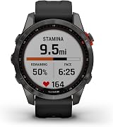 Garmin fēnix 7S Solar Multisport GPS Watch Slate Grey Black Band Renewed view 8
