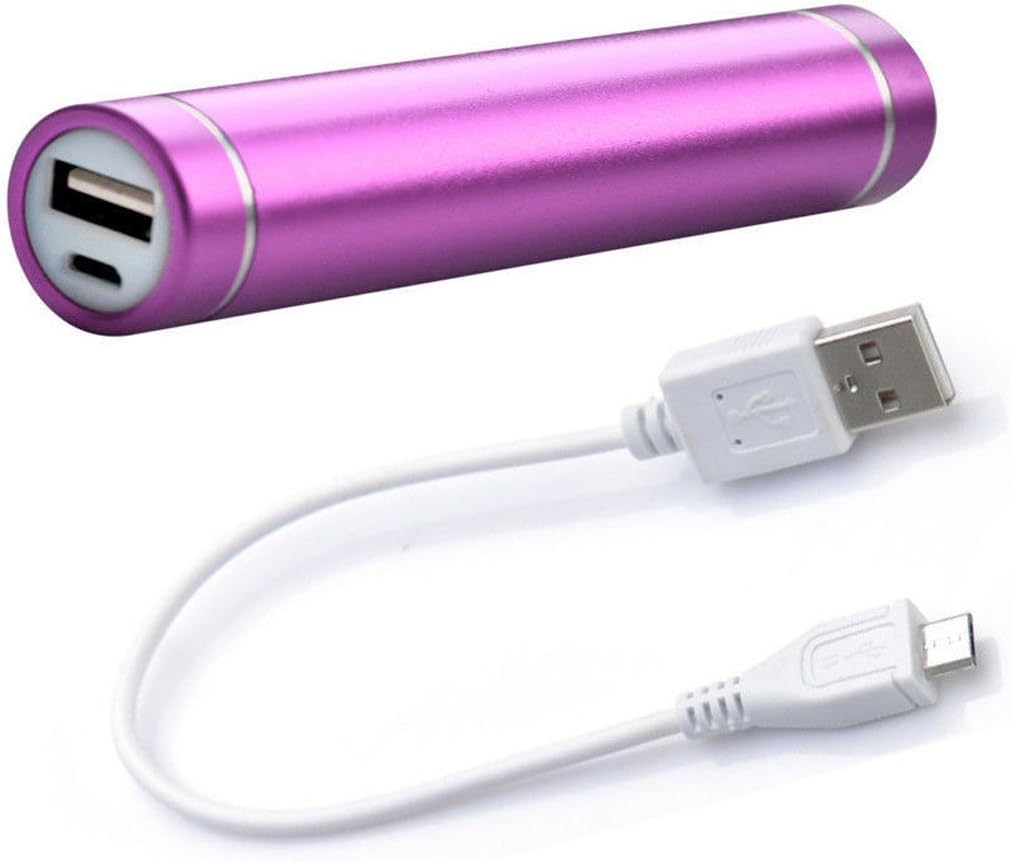 Mobix 2nd Gen Mini 2600mAh Lipstick-Sized Portable Charger External Battery Power Bank for iPhone, Samsung, HTC and More (Pink)