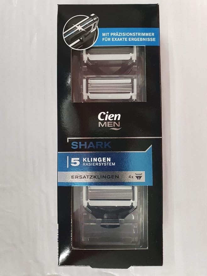 Cien Shark Mens 5 Blade 4 Refill Vervangende Cartridges/Blades Amazon.nl