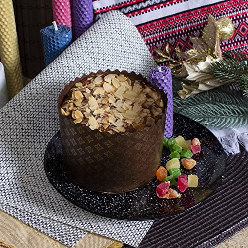 Panettone Paper Mold 12pcs, H W (9cm x13cm) Kulich