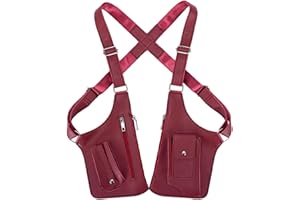 Premium Leather Adjustable Underarm Shoulder Bag For Men & Women,Pickpocket Accessories With Double For Travel