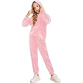 Arshiner Girls Velour 2 Pieces Tracksuits Outfits Athletic Hoodies Sweatshirts and Sweatpants Athletic Clothing Sets