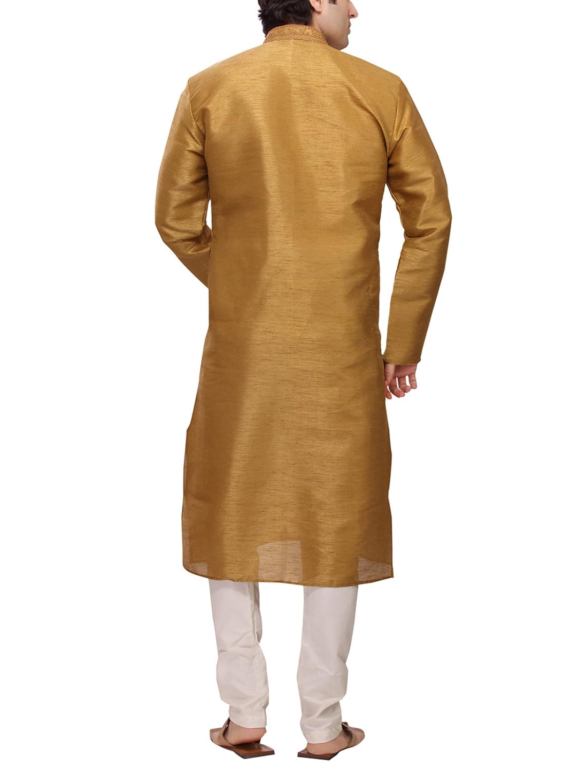 rg designers d4076darkgoldkurta self design kurta