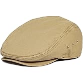 JANGOUL Men Ivy Cap Cotton Twill Newsboy Flat Hat